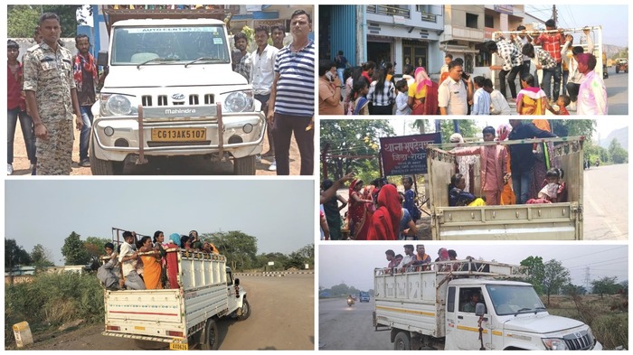 रायगढ़ : मालवाहक वाहनों पर यात्री परिवहन कर रहे 89 वाहन चालकों पर पुलिस ने की कार्रवाई…