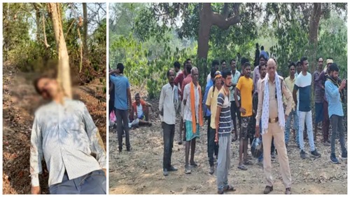 बिलासपुर : नदी किनारे पेड़ से लटकी मिली अधेड़ की लाश ; गले मे रस्सी बांधकर घसीटने के निशान , मौके पर एएसपी अर्चना झा डॉग स्क्वायड टीम के साथ पहुचीं…