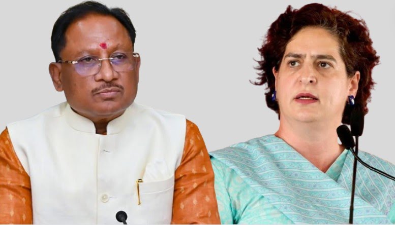 मुख्यमंत्री विष्णुदेव साय ने प्रियंका गांधी को बताया अज्ञानी…जाने क्या है मामला?…