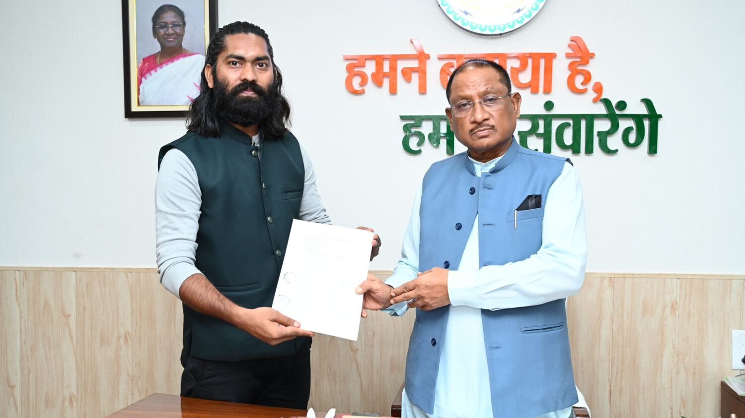 भारत सम्मान ने मुख्यमंत्री विष्णु देव साय से पत्रकारों पर हो रहे अत्याचार पर की विस्तृत चर्चा…