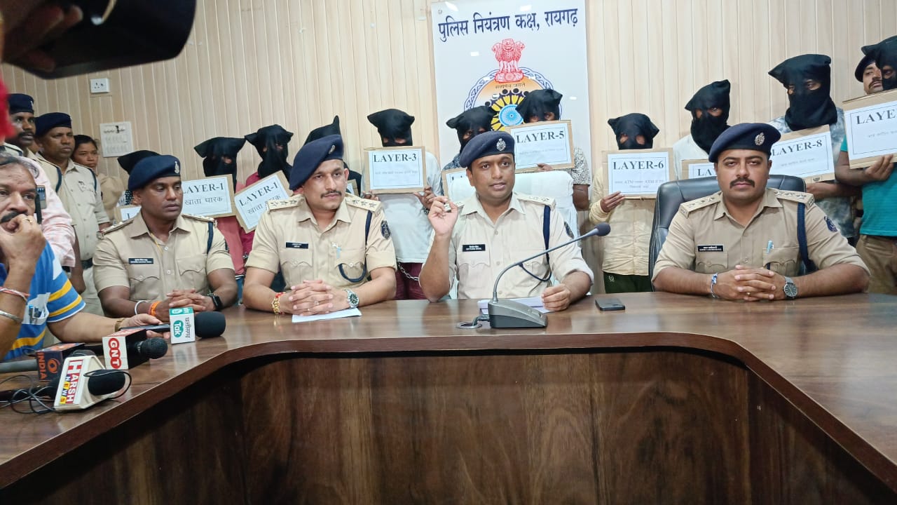 रायगढ़ : साइबर ठगी में पुलिस का बड़ा ऑपरेशन: 75 लाख ठगी मामले के 14 आरोपियों को किया गया बिहार से गिरफ्तार…