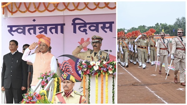रायपुर : मुख्यमंत्री श्री विष्णु देव साय ने आज सवेरे राजधानी रायपुर में आयोजित स्वतंत्रता दिवस के राज्य स्तरीय समारोह में ध्वजारोहण कर परेड की सलामी ली…