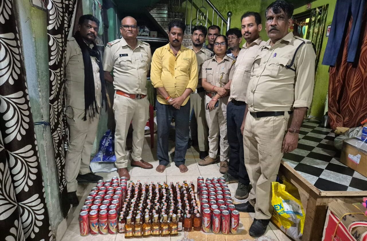 रायगढ़ : नंदेली में ओडि़सा राज्य की अवैध शराब पर आबकारी विभाग की कार्यवाही…