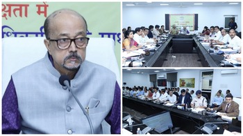 रायगढ़ : राज्यपाल श्री डेका ने विकास एवं अन्य गतिविधियों पर अधिकारियों की ली विस्तृत बैठक…