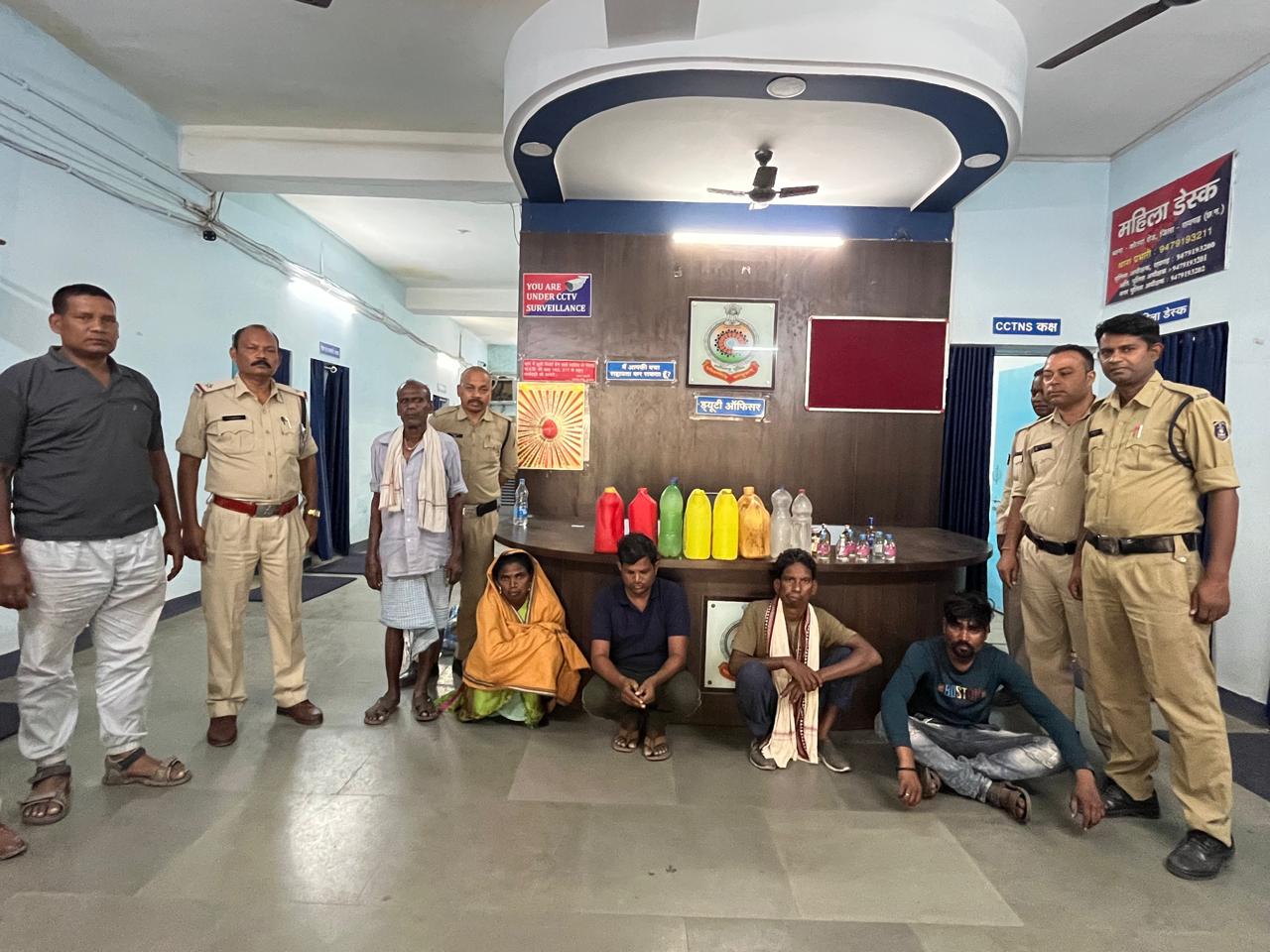 अवैध शराब के खिलाफ कोतरारोड़ पुलिस की सख्त कार्रवाई ; अवैध शराब के साथ 05 गिरफ्तार…