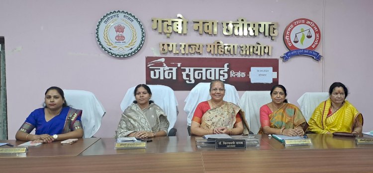 रायपुर : डॉ. किरणमयी नायक की अध्यक्षता में राज्य महिला आयोग की हुई कार्यालयीन बैठक…