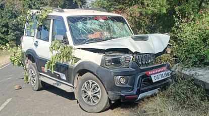 तेज रफ्तार स्कॉर्पियो हुई सड़क हादसे की शिकार, एक की मौत, आठ की हालत गंभीर…