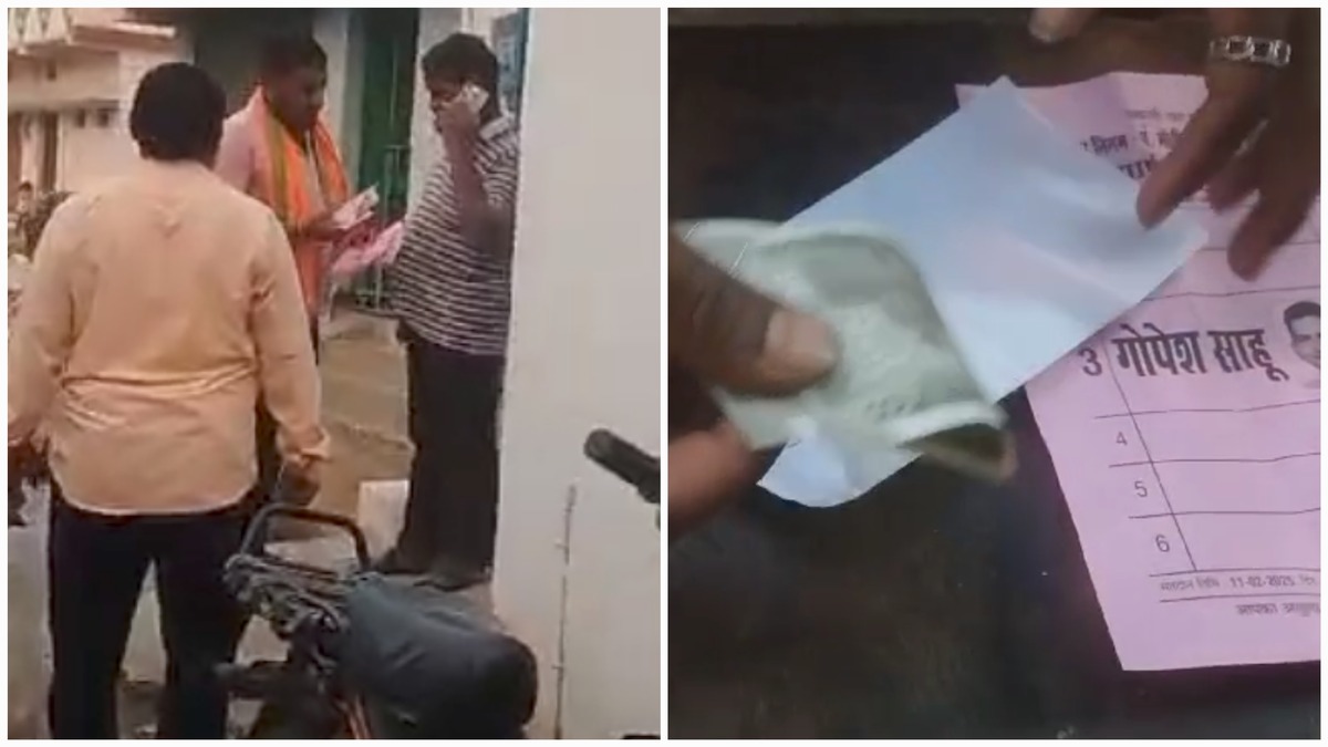 रायपुर: बीजेपी प्रत्याशी के कार्यकर्ताओं पर मतदाताओं को प्रभावित करने का आरोप, मिठाई के डिब्बे में बांटे पैसे…
