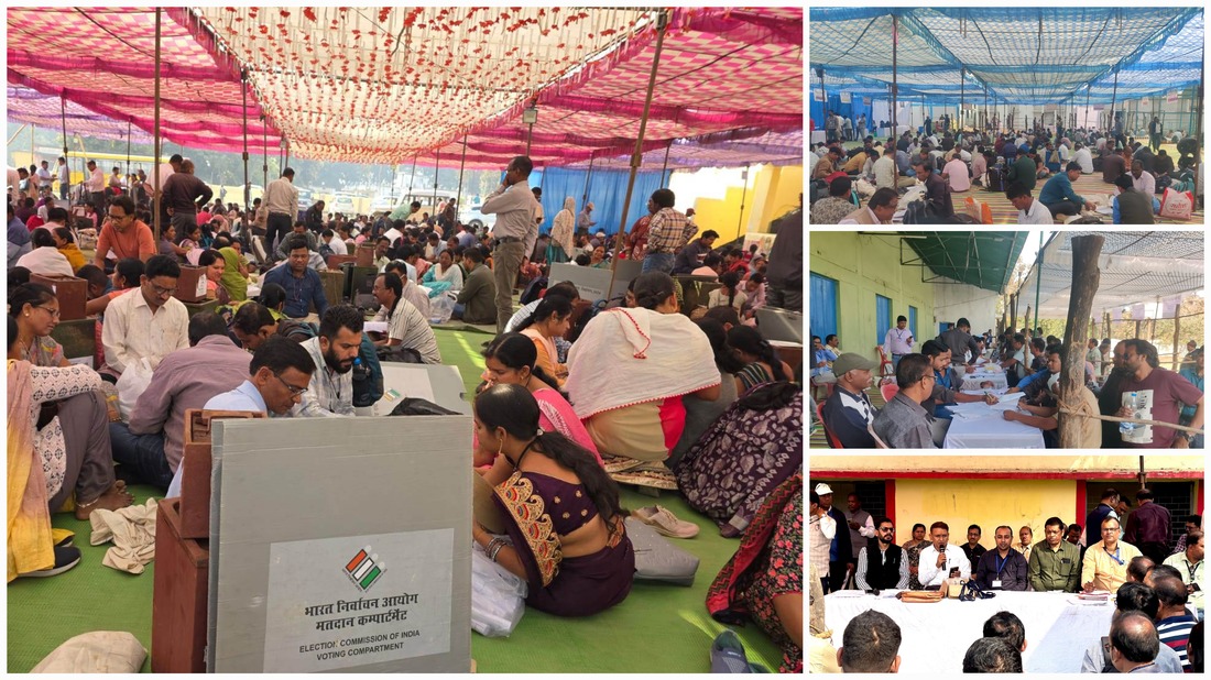 त्रिस्तरीय पंचायत निर्वाचन 2025: तीसरे और अंतिम चरण का मतदान कल  ; लैलूंगा, तमनार और घरघोड़ा के 2.18 लाख मतदाता करेंगे मतदान, 435 केंद्रों पर डाले जाएंगे वोट…