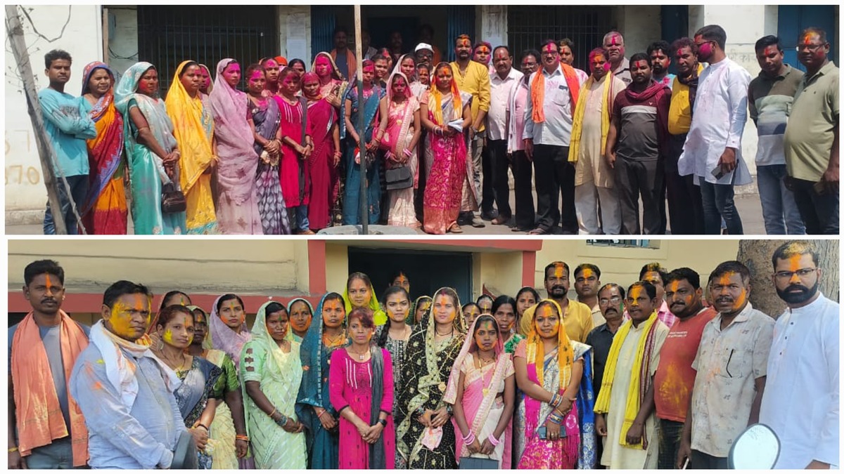 धरमजयगढ़ : चंद्रशेखरपुर और खेदापाली के नवनिर्वाचित जनप्रतिनिधियों ने मिलकर मनाया होली मिलन समारोह, विकास के लिए एकजुटता का संकल्प…