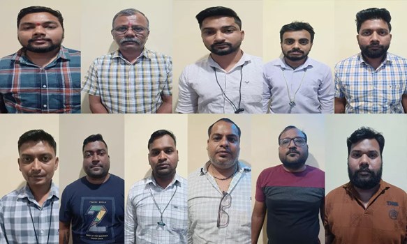 “रायपुर के होटल में छापा : जुए का अड्डा ध्वस्त, 11 गिरफ्तार, लाखों की नगदी जब्त!”…