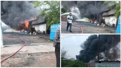 रायपुर की फैक्ट्री में भीषण आग : लापरवाही की चिंगारी ने निगल ली करोड़ों की मेहनत! उद्योग जगत की “सुरक्षा” फिर सवालों के घेरे में…