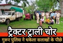 ट्रॉली चोरी का पर्दाफाश, गुरूर पुलिस ने चोरों को धकेला सलाखों के पीछे