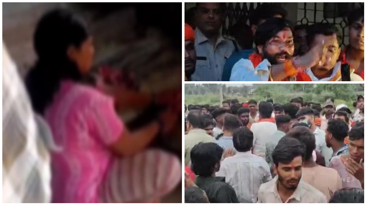 गणेश चतुर्थी पर गौ-मांस काटते युवती का वीडियो वायरल, बवाल में चार घायल – पुलिस की देरी ने बढ़ाई आग… गणेश चतुर्थी पर गौ-मांस काटते युवती का वीडियो वायरल, बवाल में चार घायल – पुलिस की देरी ने बढ़ाई आग…