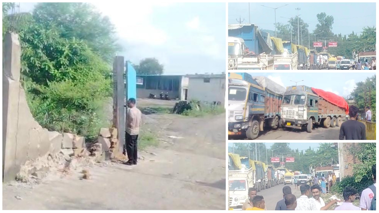 नेशनल हाइवे-49 पर मौत से आमने-सामने टक्कर… नेशनल हाइवे-49 पर मौत से आमने-सामने टक्कर…