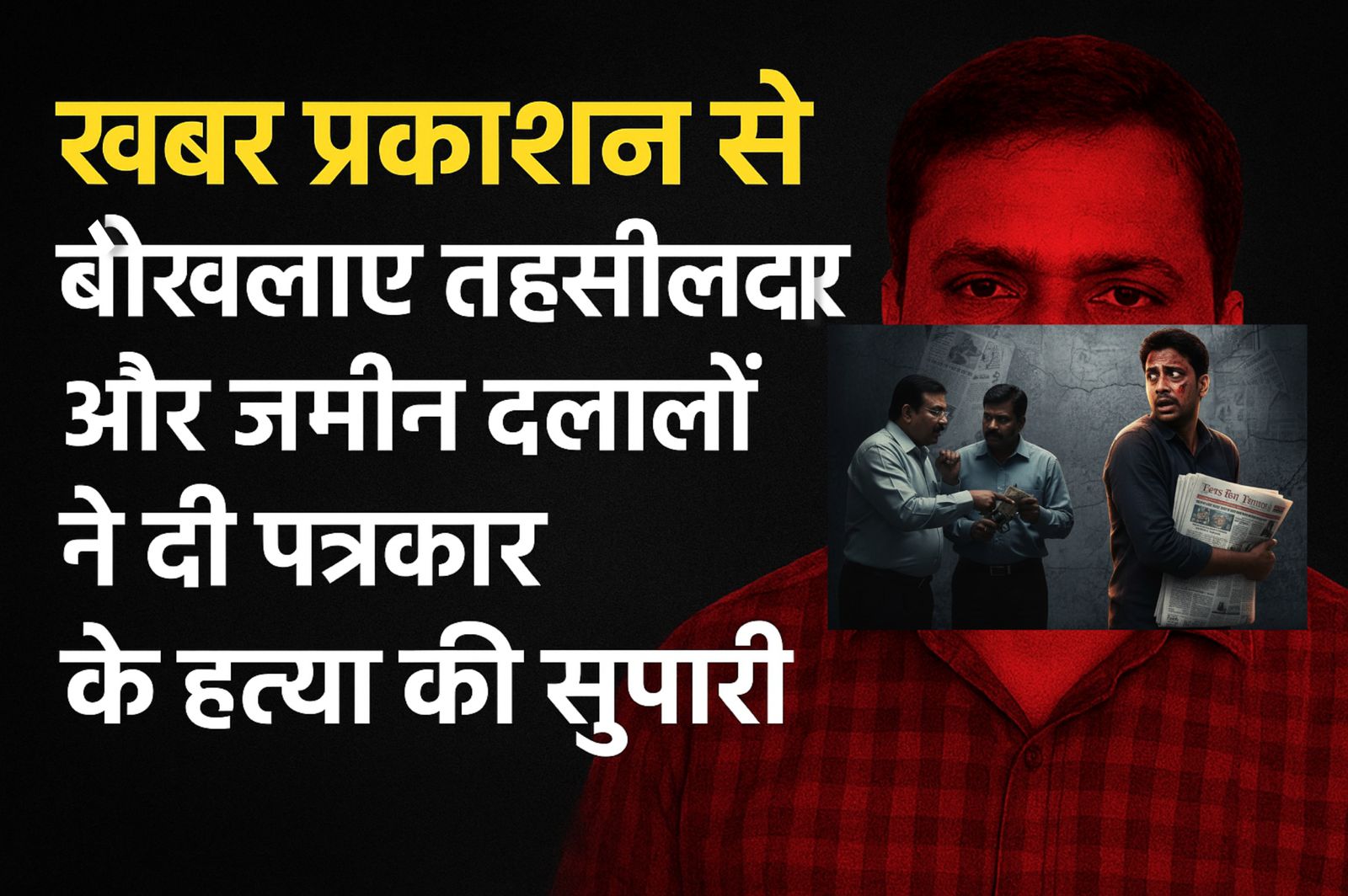 “सच लिखने की कीमत – हत्या की सुपारी!”