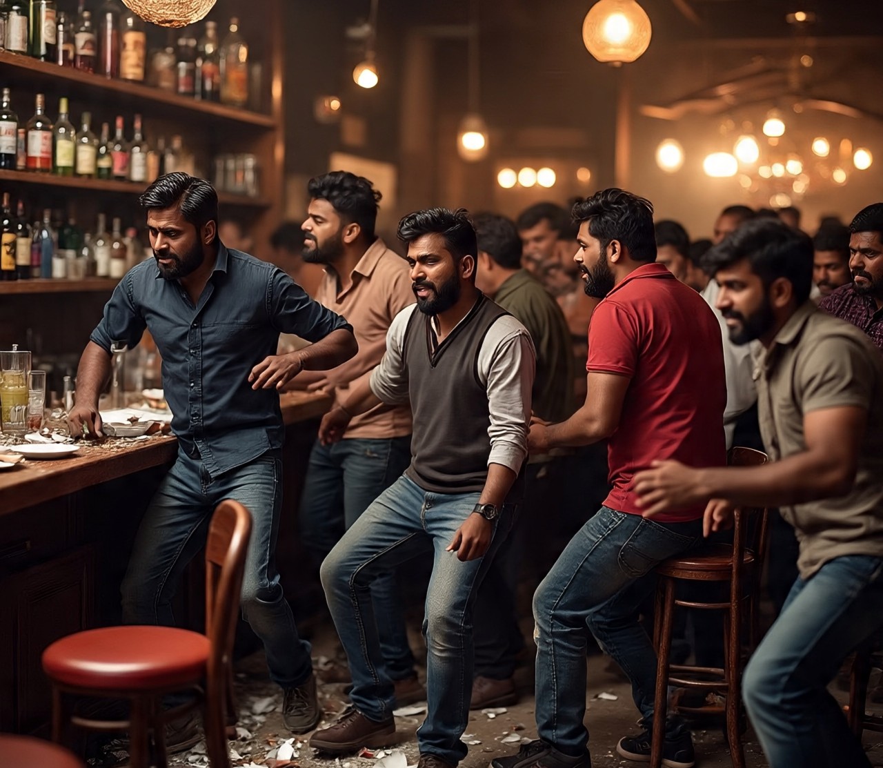 राजधानी रायपुर में क्या गुंडाराज?…पुलिस ‘कागज़ी’, अपराधी ‘बेख़ौफ़’ – बार में गुंडों की तांडवलीला, स्टाफ पर हमला…