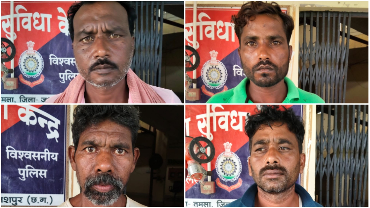 ऑपरेशन शंखनाद” में जशपुर पुलिस की बड़ी कार्रवाई – 19 गौवंशों को तस्करों के चंगुल से छुड़ाया, चार आरोपी गिरफ्तार, भेजे गए जेल… ऑपरेशन शंखनाद” में जशपुर पुलिस की बड़ी कार्रवाई – 19 गौवंशों को तस्करों के चंगुल से छुड़ाया, चार आरोपी गिरफ्तार, भेजे गए जेल…