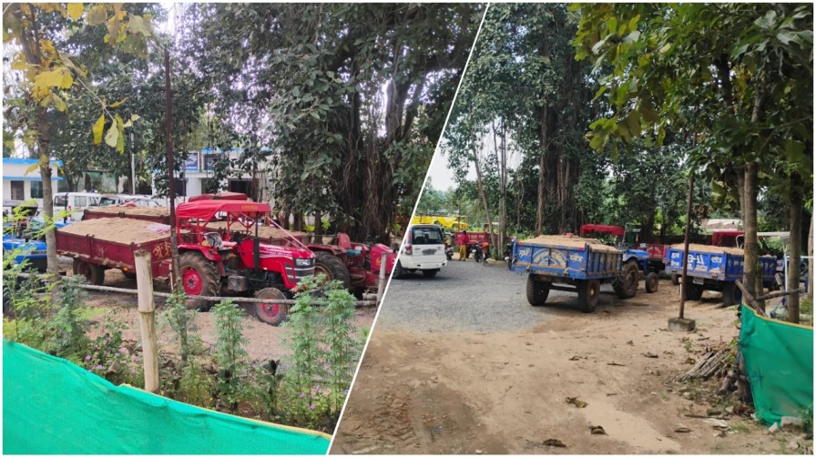 मांड नदी से अवैध रेत परिवहन पर जोबी पुलिस की बड़ी कार्रवाई – 9 ट्रैक्टर जब्त…