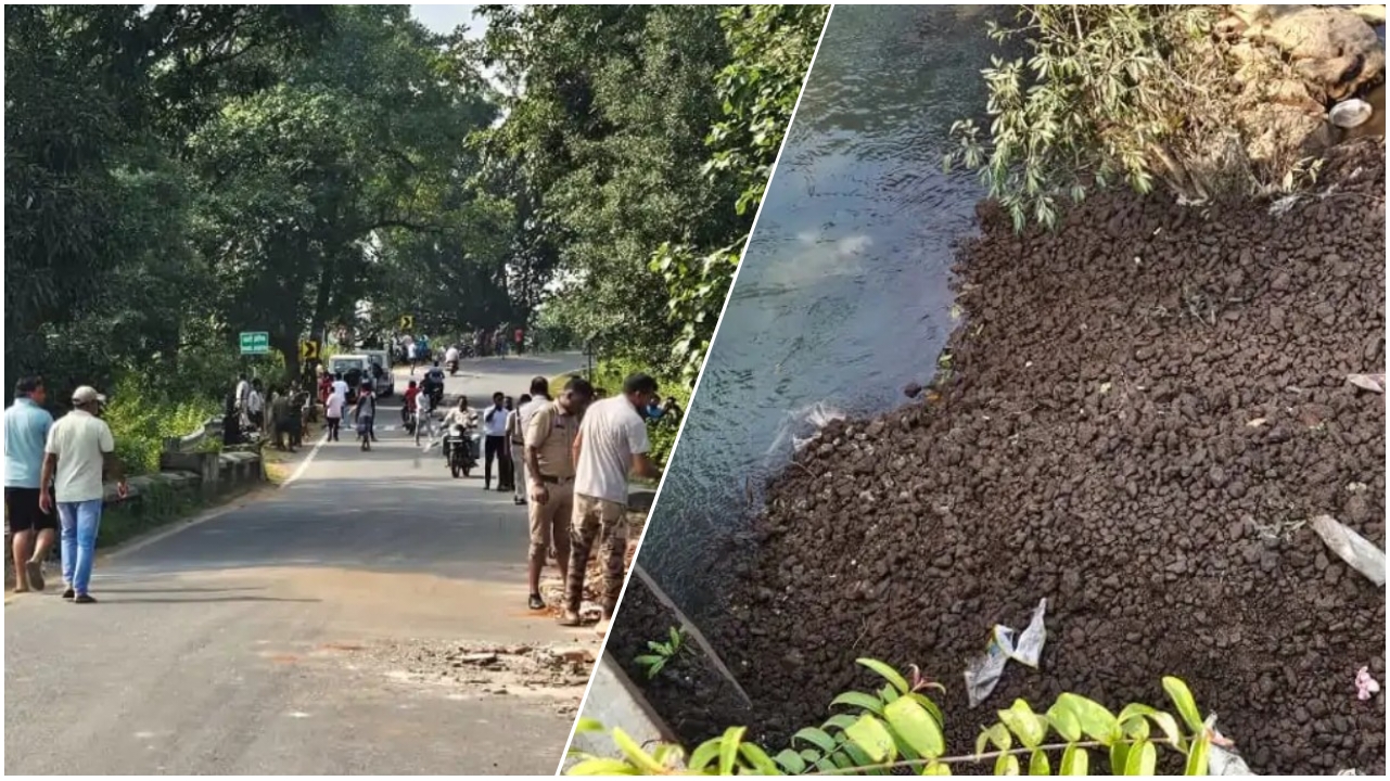 तेज रफ्तार बनी मौत का सबब – पुल से नीचे गिरा हाइवा, ड्राइवर की मौके पर दर्दनाक मौत, क्लीनर गंभीर… तेज रफ्तार बनी मौत का सबब – पुल से नीचे गिरा हाइवा, ड्राइवर की मौके पर दर्दनाक मौत, क्लीनर गंभीर…