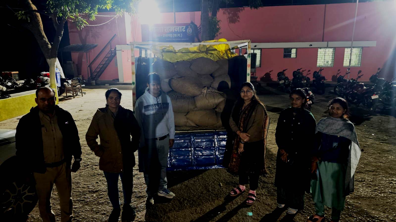 ओडिशा बॉर्डर पर धान माफिया पर तगड़ी चोट: प्रशासन–पुलिस की संयुक्त कार्रवाई में तमनार पुलिस ने 40 बोरी अवैध धान पकड़ा…