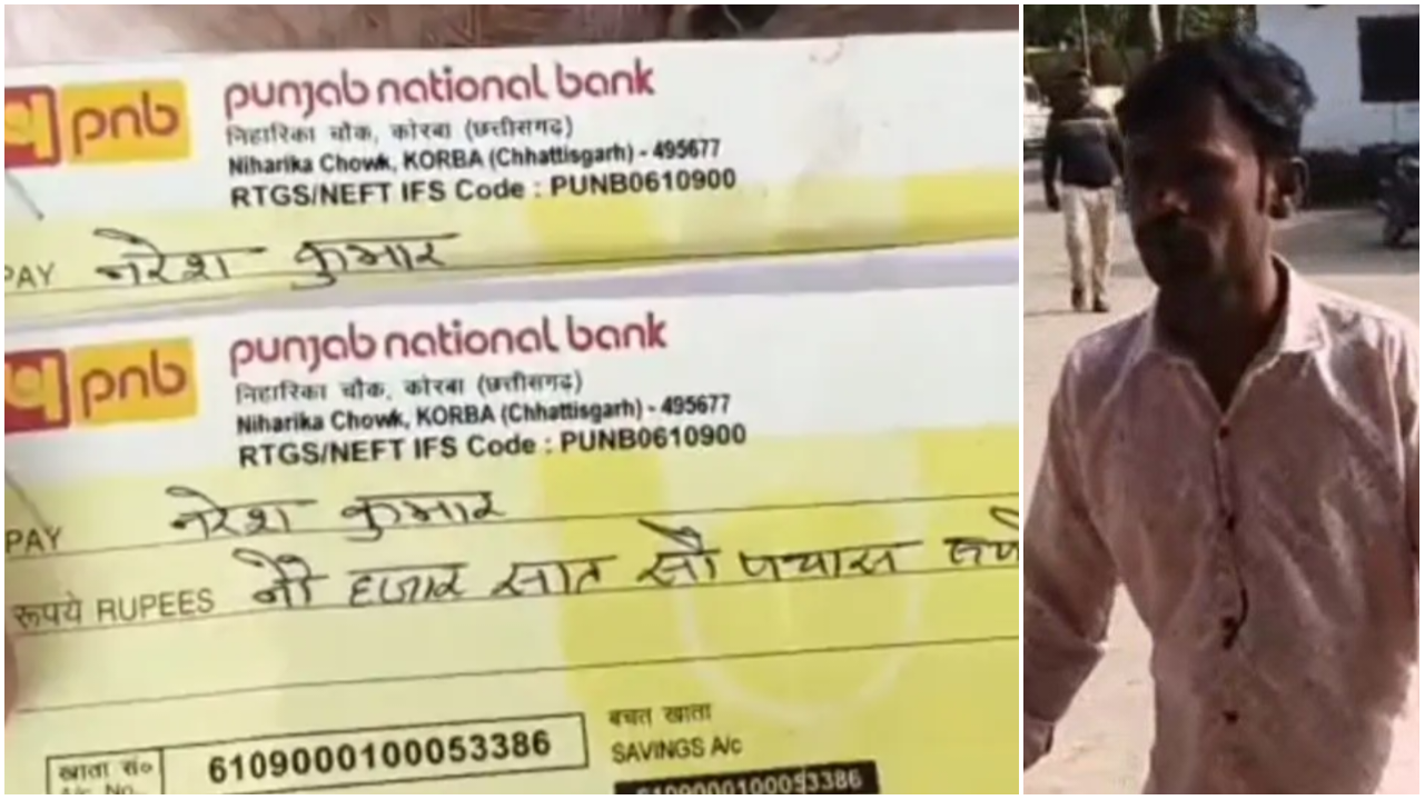 कोरबा : दिवाली पर मजदूर को तोहफा बना बाउंस चेक – मेडिकल कॉलेज निर्माण में ठेकेदार की शर्मनाक करतूत उजागर…