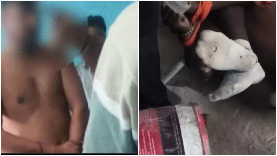 क्रशर संचालकों की गुंडागर्दी! पेट्रोल-डीजल चोरी के शक में युवक को अर्धनग्न कर पीटा – वीडियो वायरल, पुलिस जांच में जुटी… क्रशर संचालकों की गुंडागर्दी! पेट्रोल-डीजल चोरी के शक में युवक को अर्धनग्न कर पीटा – वीडियो वायरल, पुलिस जांच में जुटी…
