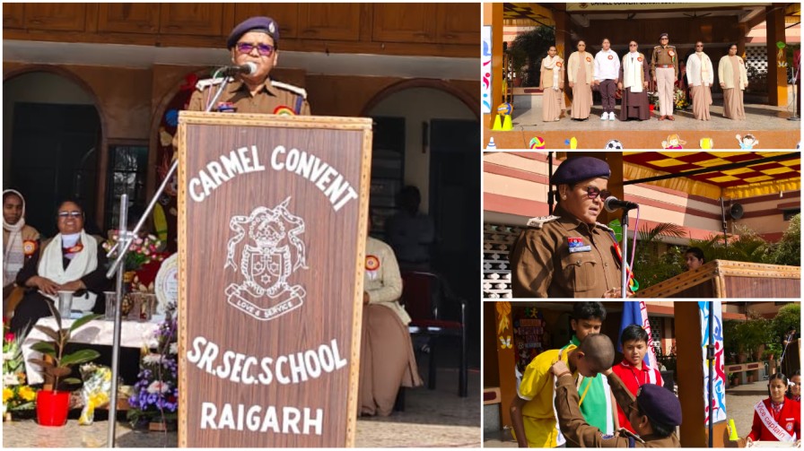 कार्मेल कॉन्वेंट स्कूल का वार्षिक खेल उत्सव: डीएसपी साधना सिंह ने कहा – शिक्षा आपकी ढाल, अनुशासन आपका अस्त्र, और साइबर सुरक्षा समय की सबसे बड़ी जरूरत…