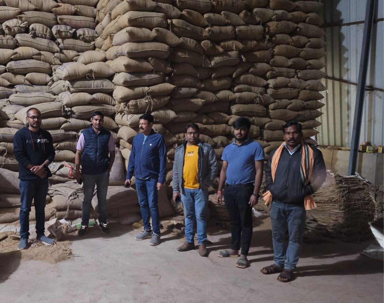 सारंगढ़-बिलाईगढ़: अवैध धान भंडारण पर प्रशासन की सर्जिकल स्ट्राइक, बरमकेला में 304 क्विंटल धान जब्त… सारंगढ़-बिलाईगढ़: अवैध धान भंडारण पर प्रशासन की सर्जिकल स्ट्राइक, बरमकेला में 304 क्विंटल धान जब्त…