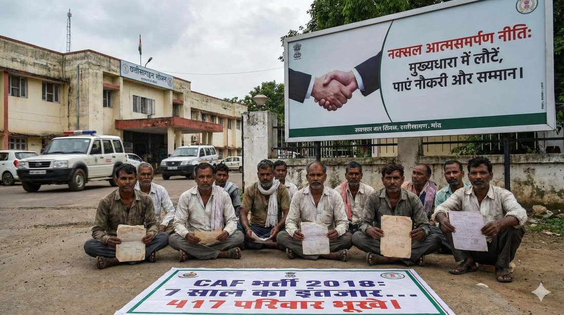 “काश हम नक्सली होते तो नौकरी भी मिलती और सम्मान भी…” : 7 साल, 417 उम्मीदें और खाकी का ‘खूनी’ इंतजार…