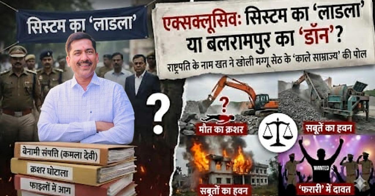 एक्सक्लूसिव : सिस्टम का ‘लाडला’ या बलरामपुर का ‘डॉन’? राष्ट्रपति के नाम खत ने खोली मग्गू सेठ के ‘काले साम्राज्य’ की पोल…