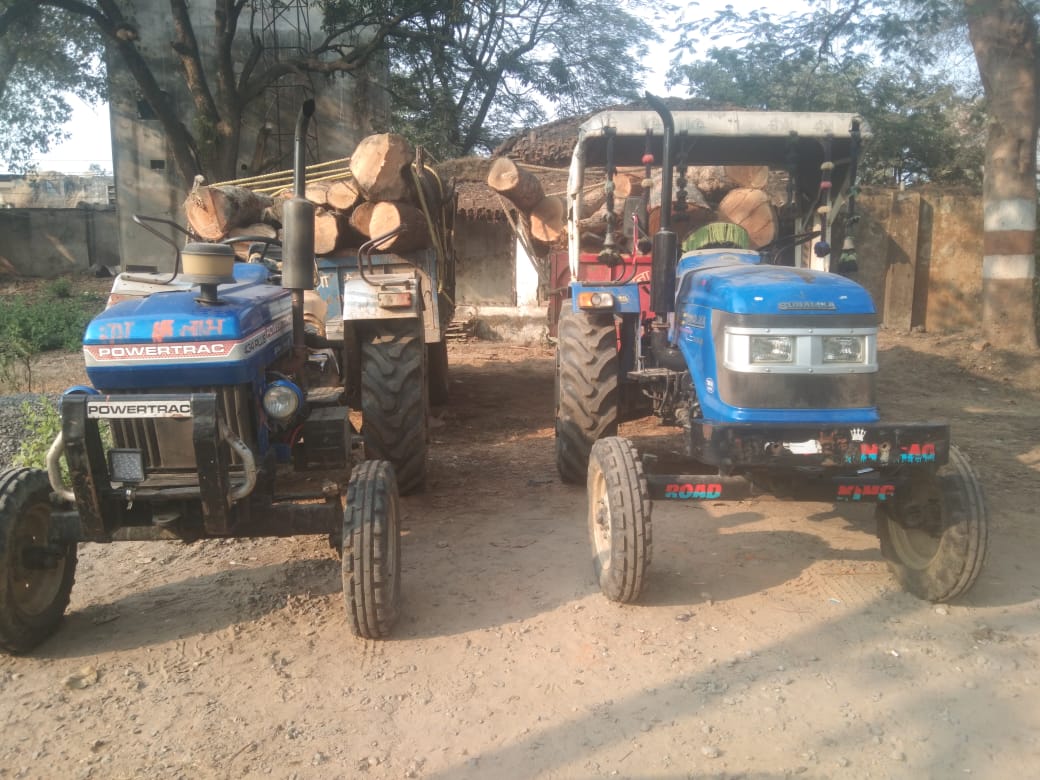 नववर्ष 2026 की रात वन माफिया पर कहर बनकर टूटी वन विभाग की सबसे बड़ी कार्रवाई