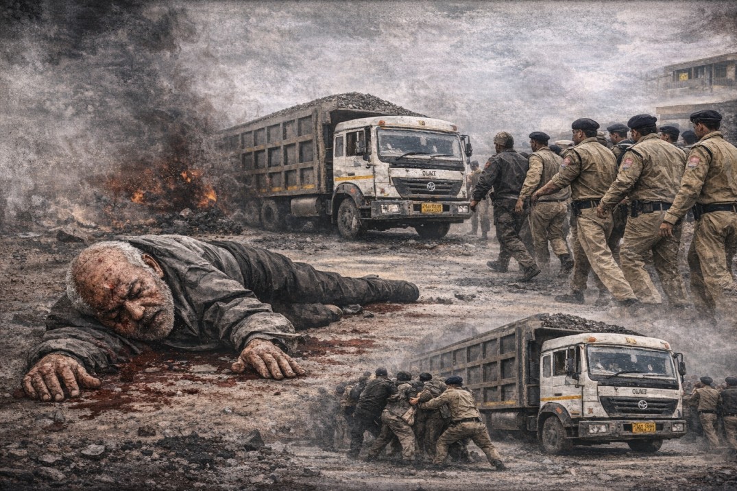 सफेद सोने की काली हकीकत: जिंदल के कोयले तले कुचली गई ‘इंसानियत’, तमनार पुलिस पर हत्या के संरक्षण का आरोप…