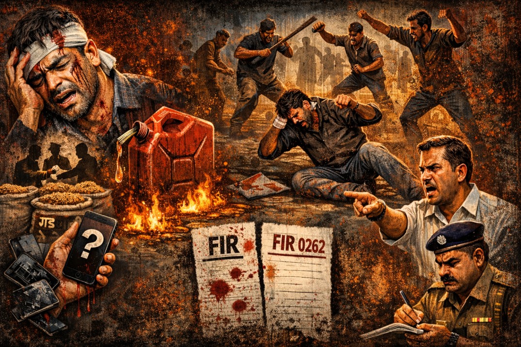 विशेष रिपोर्ट: सारंगढ़ की लेन्ध्रा मंडी में ‘लहू-लुहान’ हुआ लोकतंत्र; पत्रकारिता की आड़ में वसूली या सच दबाने के लिए खूनी साजिश?… विशेष रिपोर्ट: सारंगढ़ की लेन्ध्रा मंडी में ‘लहू-लुहान’ हुआ लोकतंत्र; पत्रकारिता की आड़ में वसूली या सच दबाने के लिए खूनी साजिश?…