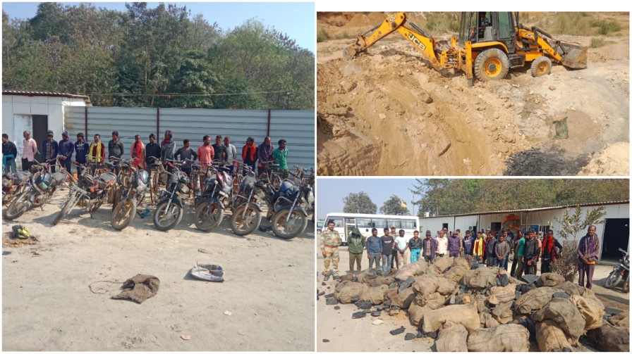 अमेरा खदान में पुलिस की ‘सर्जिकल स्ट्राइक’ : कोयला तस्करी के बड़े सिंडिकेट का भंडाफोड़, 21 गिरफ्तार…