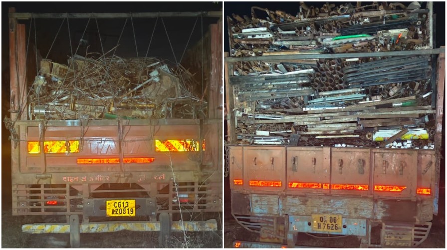 ‘ऑपरेशन प्रहार’ से कबाड़ माफियाओं में हड़कंप : रायगढ़ पुलिस ने जब्त किए अवैध कबाड़ से लदे ट्रक और माजदा!…