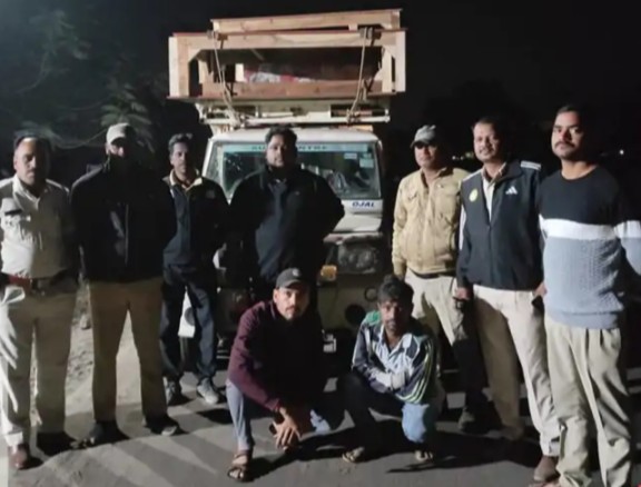 वन विभाग का ‘आधी रात’ वाला एक्शन : तस्करी कर ले जाई जा रही लकड़ियों के साथ 3 गाड़ियां ज़ब्त…