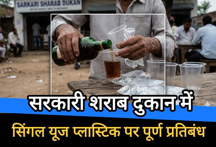 बालोद जिले में शराब दुकानों के 100 मीटर क्षेत्र में सिंगल यूज प्लास्टिक पर पूर्ण प्रतिबंध
