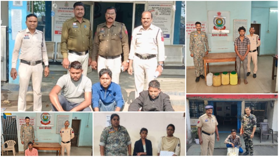 रायगढ़ पुलिस का ‘ऑपरेशन आघात’ : होली से पहले अवैध शराब माफियाओं पर सर्जिकल स्ट्राइक, 11 तस्कर गिरफ्तार!…