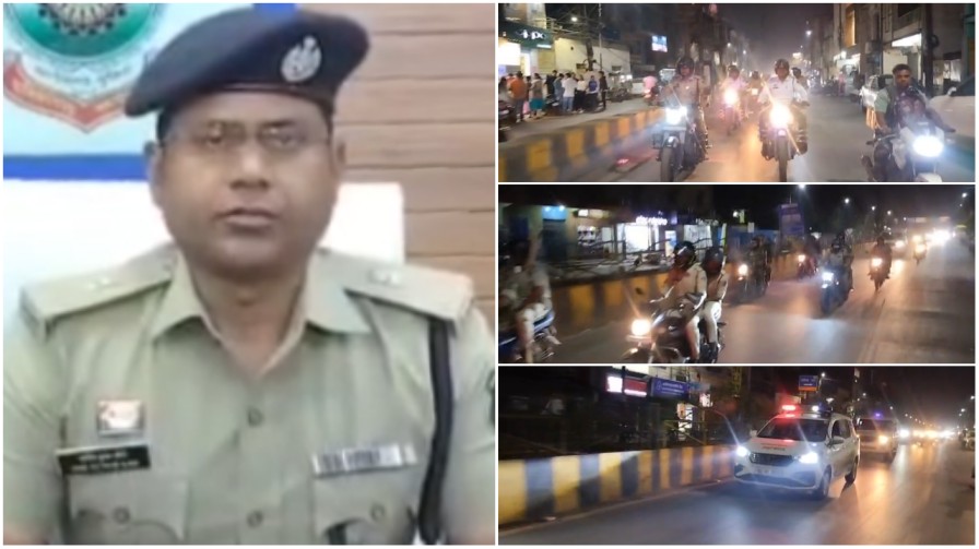 रायगढ़ में ‘सिंघम’ स्टाइल में पुलिस का फ्लैग मार्च : होली पर हुड़दंगियों की खैर नहीं!…