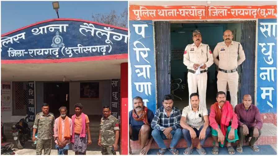 ऑपरेशन शंखनाद: रायगढ़ पुलिस का तस्करों पर ‘वज्रपात’, 7 गिरफ्तार, 18 गौवंश मुक्त…