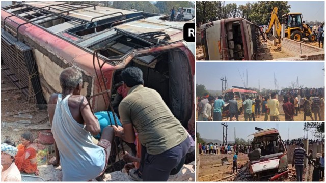 जशपुर में काल बनी ‘अनमोल’ बस : निर्माणाधीन मकान में घुसकर पलटी, 9 की मौत, मची चीख-पुकार…