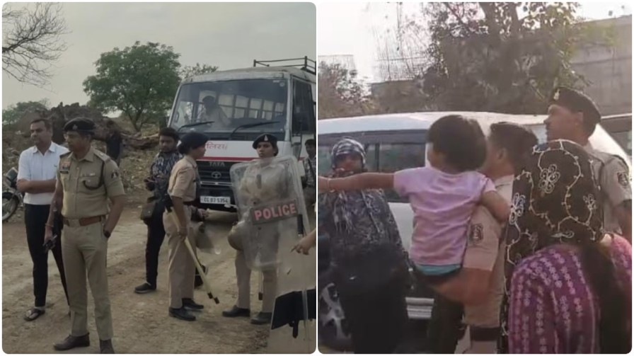 विशेष रिपोर्ट : गेजामुड़ा में ‘कॉर्पोरेट दमन’ की इंतहा? पुलिसिया पहरे और बाउंसरों की फौज के बीच अडानी की रेल लाइन का काम शुरू…