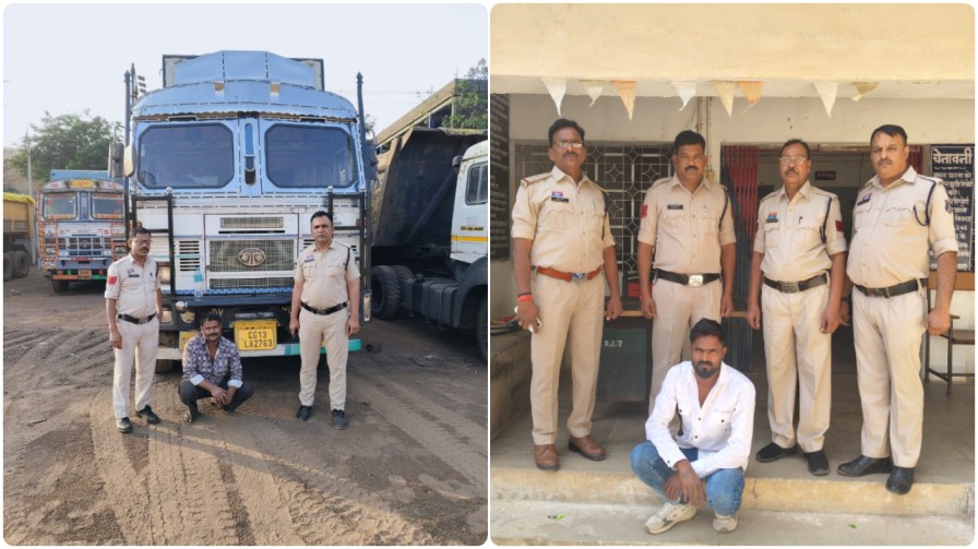 रायगढ़ पुलिस का प्रहार : अवैध कबाड़ के खेल का भंडाफोड़, तलवार लहराने वाला बदमाश भी सलाखों के पीछे…