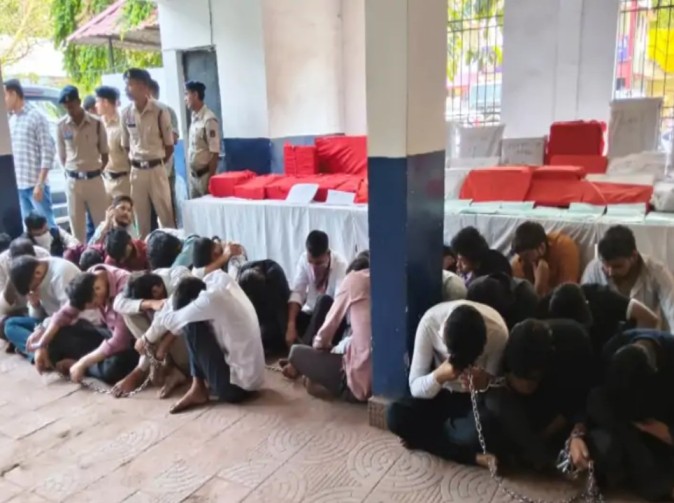 सावधान! रायपुर के अंजनी टावर में चल रहा था ठगी का ‘अहमदाबादी खेल’, डमी चेक और चाइनीज ऐप्स के जरिए विदेशी नागरिकों की गाढ़ी कमाई पर डाका, 42 गिरफ्तार…