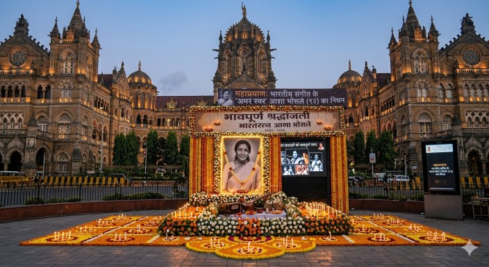 महाप्रयाण : भारतीय संगीत के ‘अमर स्वर’ का मौन होना, आशा भोसले का 92 वर्ष की आयु में निधन…