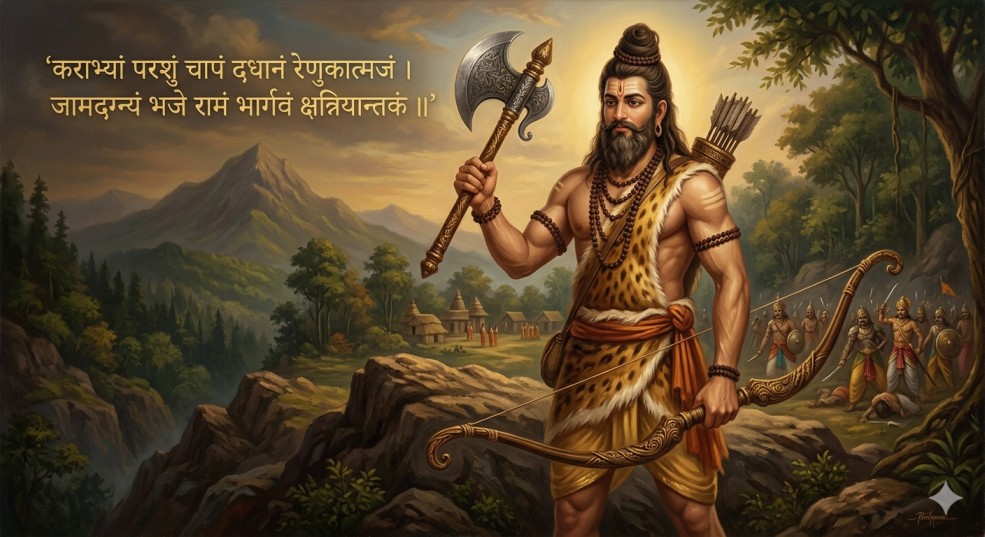 भगवान परशुराम : शस्त्र और शास्त्र के अप्रतिम प्रतीक – ऋषिकेश मिश्र