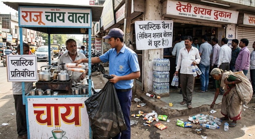 ‘प्लास्टिक’ का दोहरा चरित्र : चाय की चुस्की पर ‘आफत’, पव्वों पर ‘राहत’!…