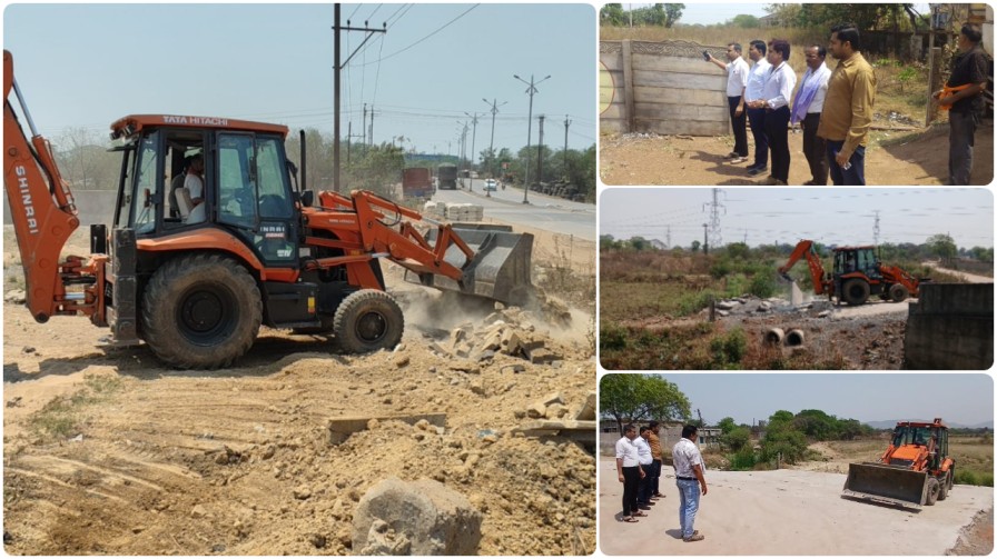 रायगढ़ में ‘राजस्व का महासंग्राम’ : बुलडोजर ने तोड़ा माफियाओं का गुरूर, करोड़ों की सरकारी जमीन से कब्जा साफ…