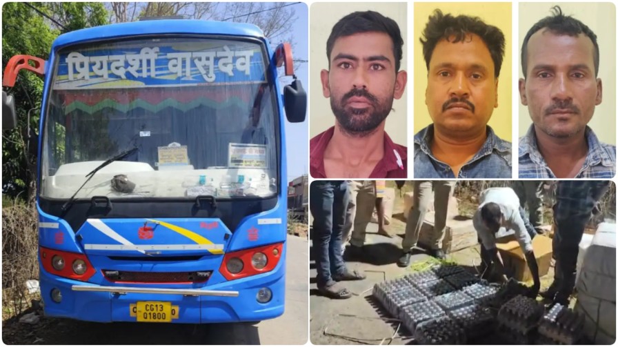 वासुदेव बस में ‘जहर’ का सफर खत्म ! तपकरा पुलिस ने घेराबंदी कर बस के ड्राइवर-कंडक्टर और खलासी को पहुंचाया जेल, भारी मात्रा में कफ सिरप बरामद…